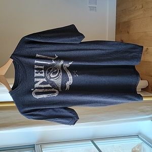 O'Neill Modern Fit Lightweight Graphic Short Sleeve Dark Gray T- Shirt Size L